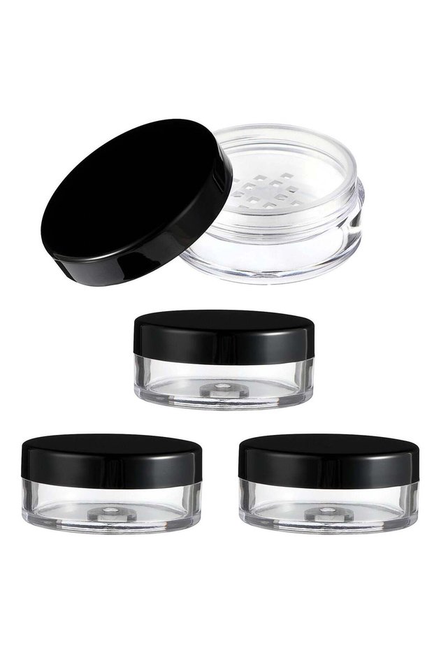 4Pcs Loose Powder Travel Empty box DIY Empty Makeup Refillable Powder Container 10ml/0.34oz