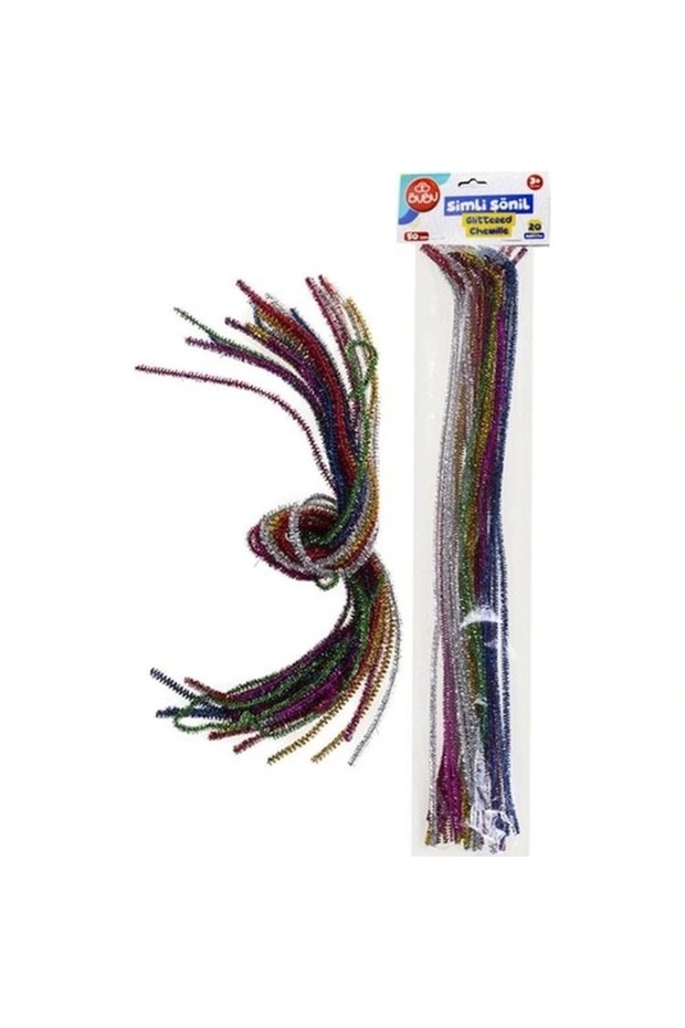 BU-BU SON004 SİMLİ ŞÖNİL 50 CM 20'Lİ