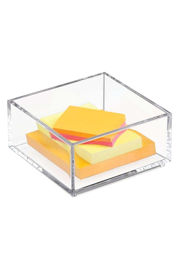 Acrylic Drawer Organizer, Storage Container for Kitchen Gadgets, Corks, Sticky-Notes, Clips in Pant
