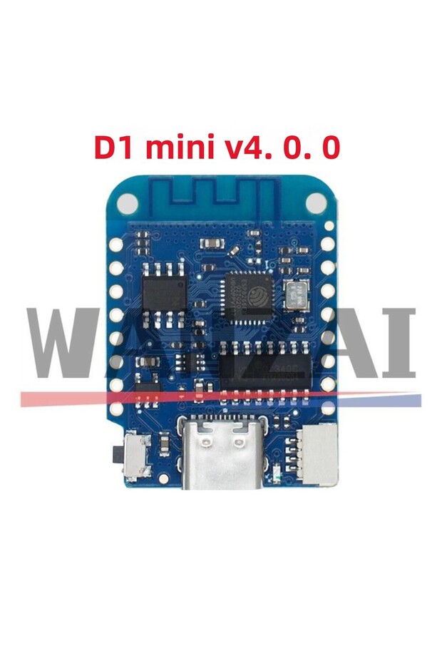 WEMOS D1 Mini V4.0.0 TYPE-C USB WIFI Internet of Things Board based ESP8266 4MB MicroPython Nodem...