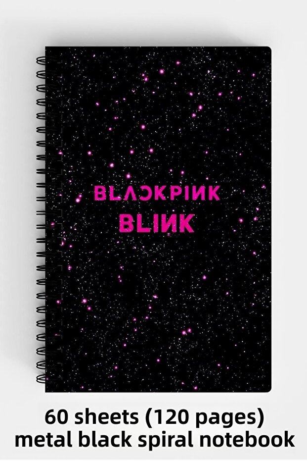 Blackpink Designed A5 Spiral Hard Cover Notebook 120 Pages