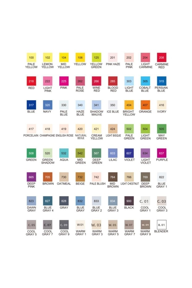 Kurecolor Twin Ws Marker Set of 72 N:72v - 3