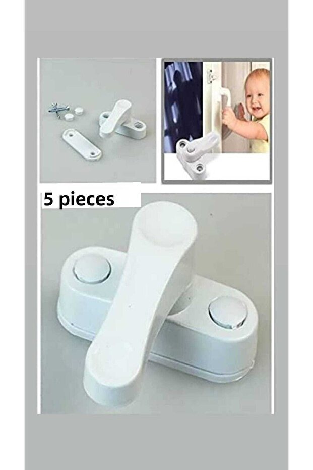 Pvc Pimapen Window Glass Balcony Door Safe Safety (5 Pieces)