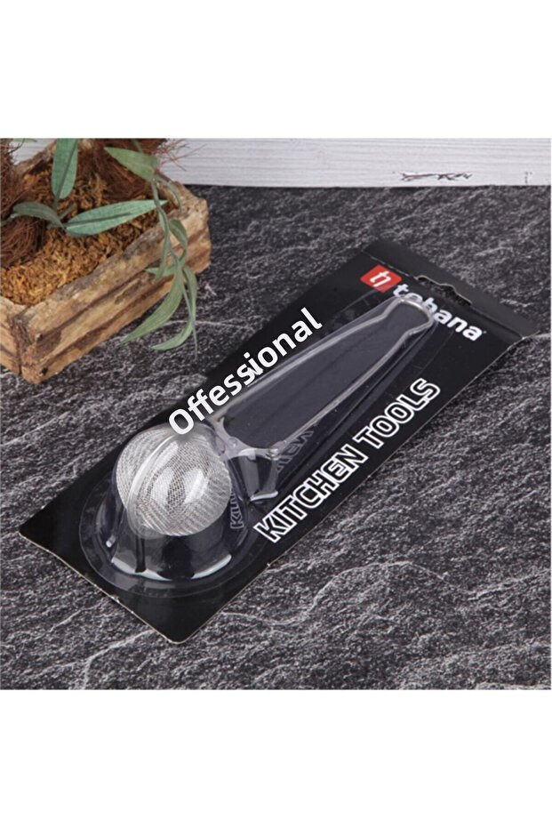 Steel Tongs Tea Strainer - 16 cm