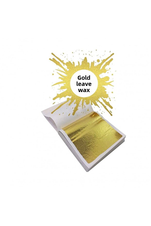 Gold Color Leaf Sheet 16Cmx16Cm - 5 Sheets (Epoxy - Hobby Applications)