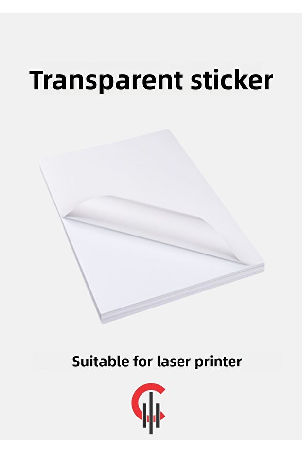 A4 Transparent Label - 50 Pieces