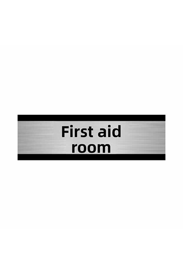 First Aid Cabinet 7X20Cm Silver Color Metal Baffle Sheet