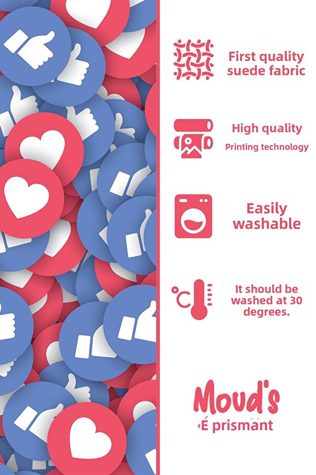 Phenomenal Patterned Printed Suede Runner Table Cloth - 3