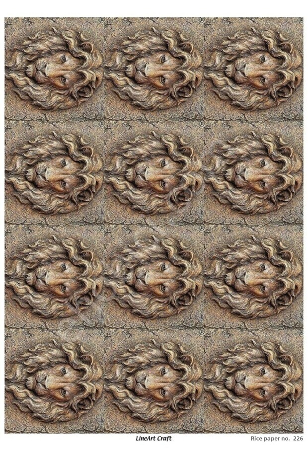 الموديل 226 - مصنوعة من النحاس Dekopaj Lineart Craft