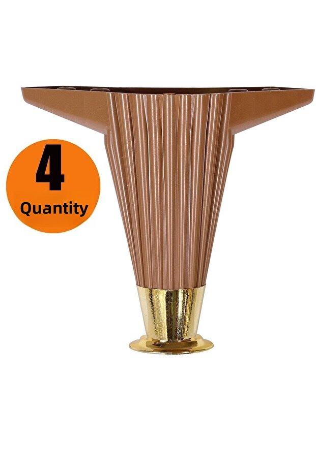 Furniture Sofa Coffee Table Leg Base Foot Brown 12 Cm (4 Pieces)