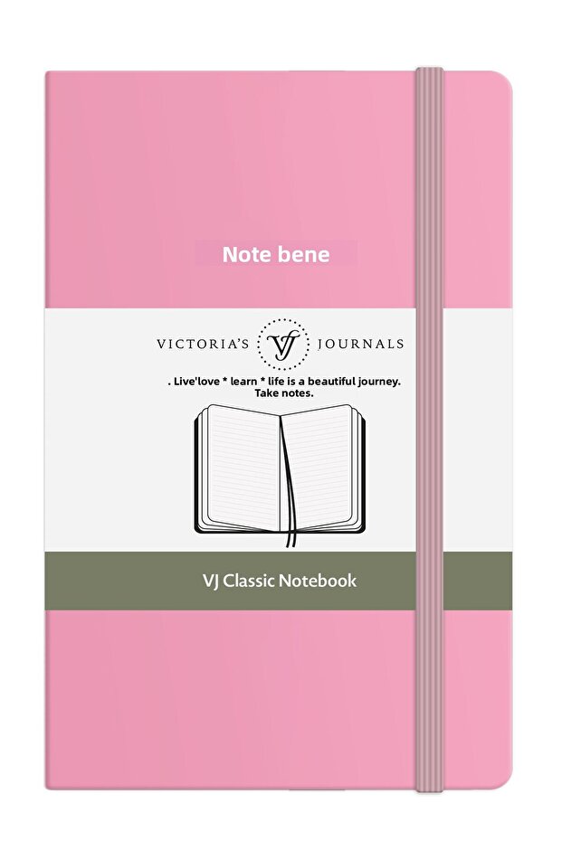 Notebook Nota Bene Classic Hard Cover, 9X14 Cm, Ruled