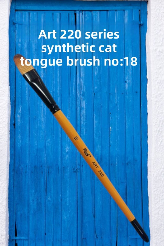 ART-220 SYNTHETIC CAT TONGUE BRUSH N0:18