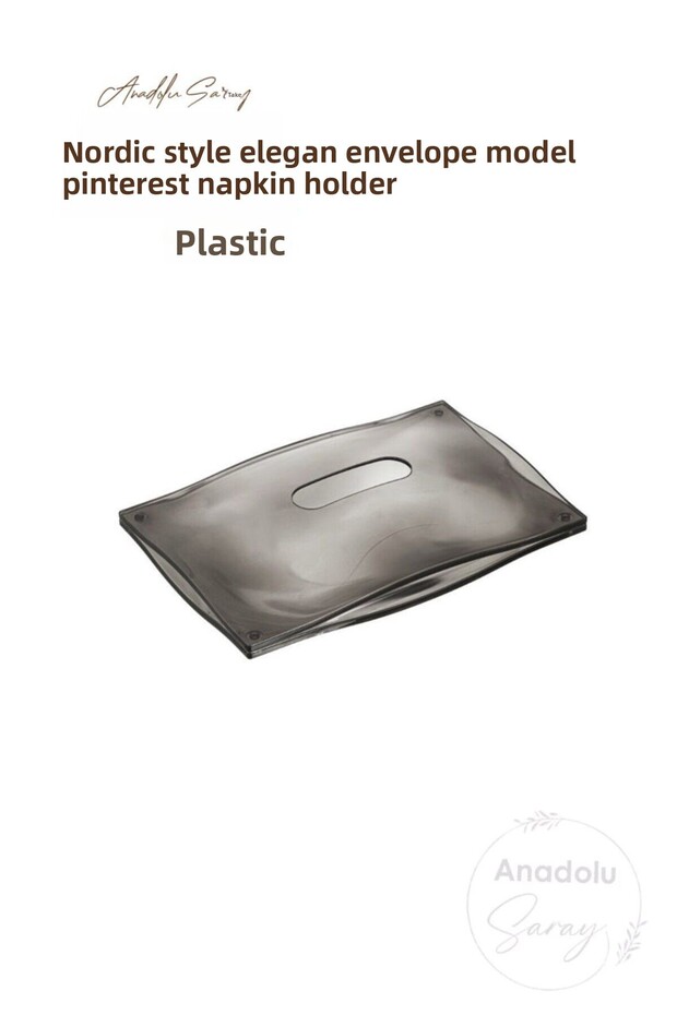 Nordic Style Envelope Model Mica Napkin Holder Decorative Desktop Elegan Napkin Box - 3