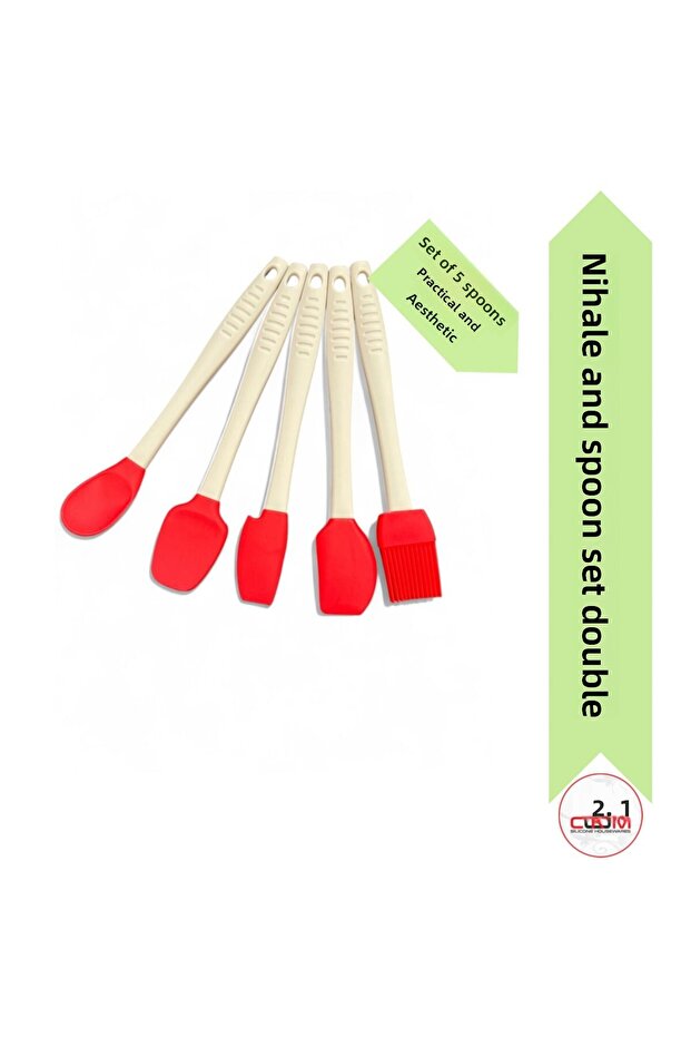 طقم ملعقة وخيط مزدوج - 3