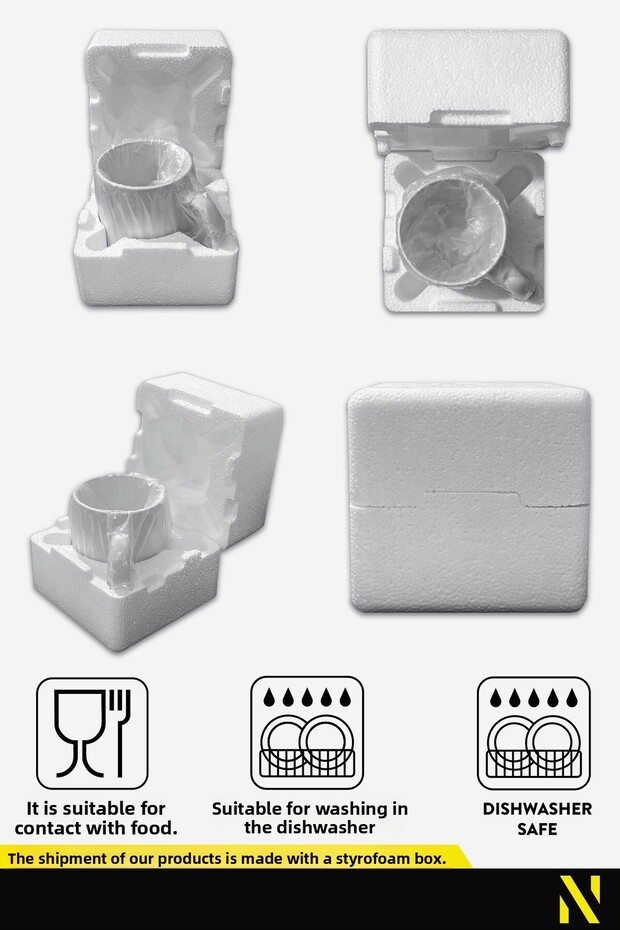 Batik Patterned Colorful Mug – 330 ml Mug |   Stylish and Durable Design - 6