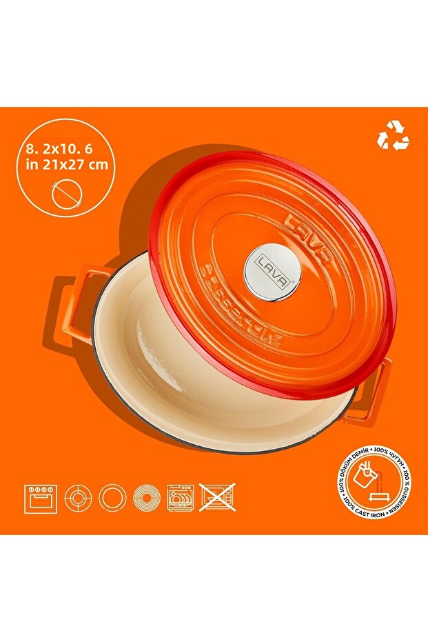 Cast Oval PotEdition Series Size 21x27cm - 4