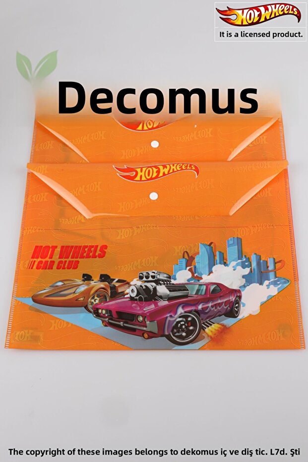 مجموعة ملفات مزدوجة مرخصة من Hot Wheels مكونة من قطعتين لموسم 2024