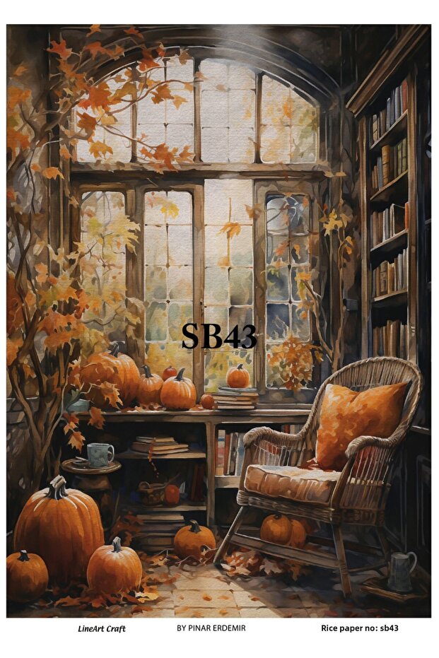 ورق ديكوباج LineArt بنمط نحاسي - LA-SB43