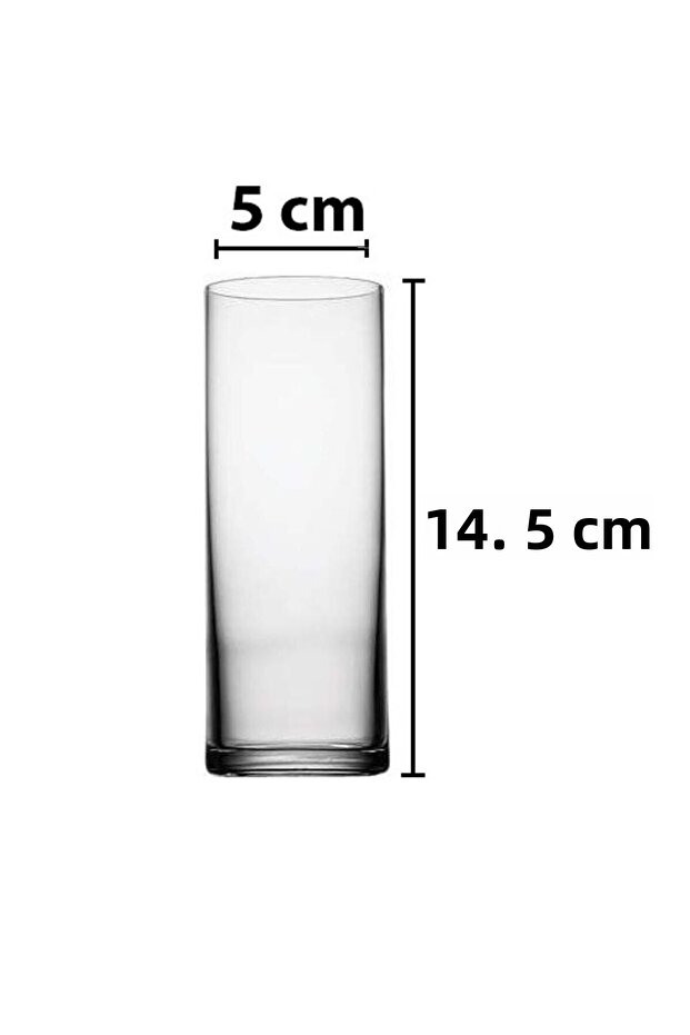 Nude Crystal Rakı Glass F&D 6-Pack Anise 64007 260 Cc