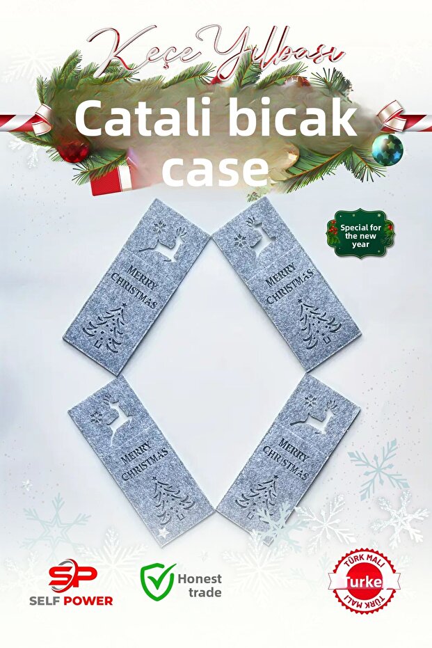 6-Piece Stylish Christmas Themed Special Design Christmas Themed Cutlery Set