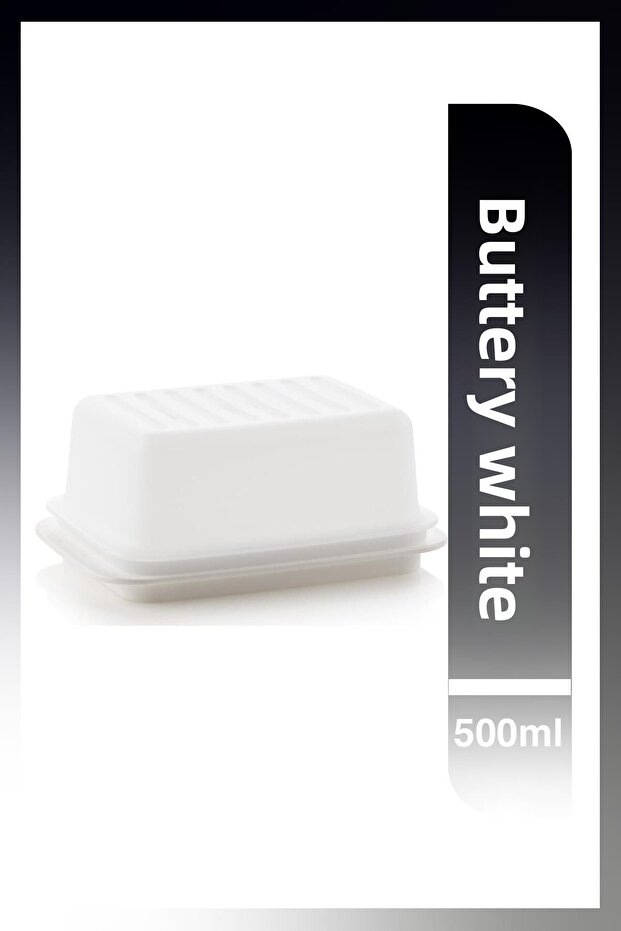 White Butter Refrigerator - 500 ml Storage Container - 1