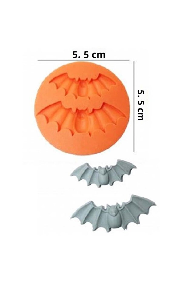 HG-098 قالب HG-098 BAT 2 قالب سيليكون 5.5 سم