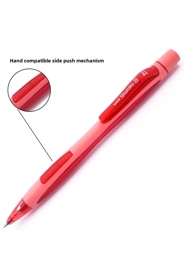 Uni-Ball Shalaku 0.7mm Red Side-Press Versatil Pen M7-228