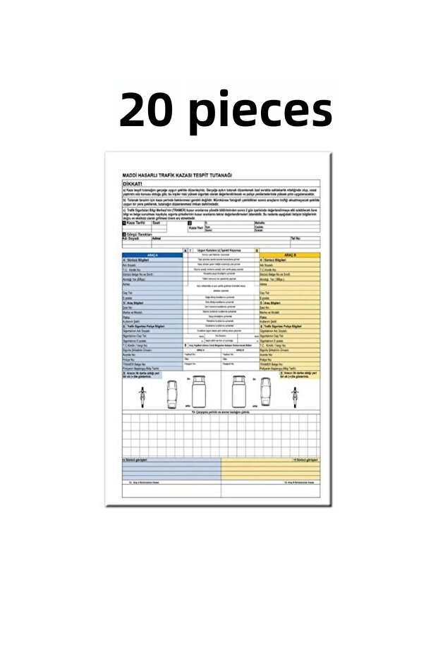 Otokopili Accident Damage Detection Manual 20 Pieces