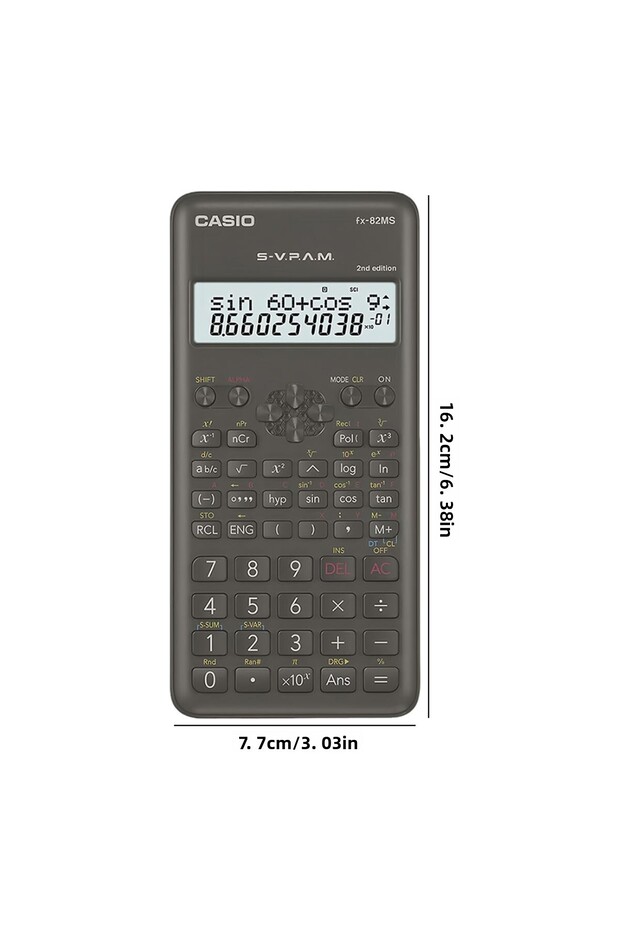 991ex fx-82ms scientific calculator original digital display 696 functions for high school college... - 7