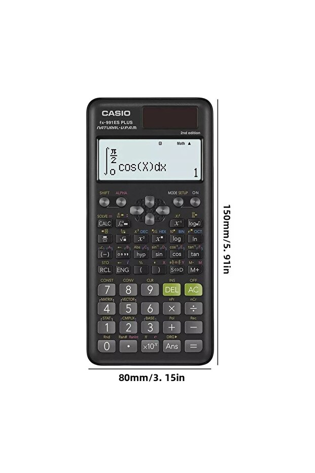 991ex fx-82ms scientific calculator original digital display 696 functions for high school college... - 6
