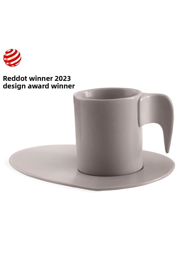 طقم كوب فردي باللون الرمادي من Elefas - 1