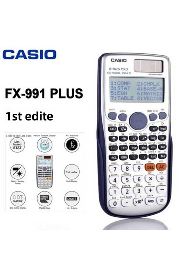 991ex fx-82ms scientific calculator original digital display 696 functions for high school college... - 5