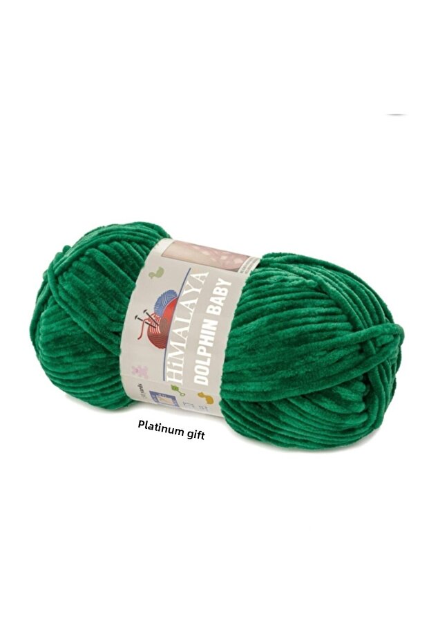 ( 5 Pieces ) Dolphin Baby 80331 Green Blanket String Vest Cardigan Sweater Scarf Beanie Yarn