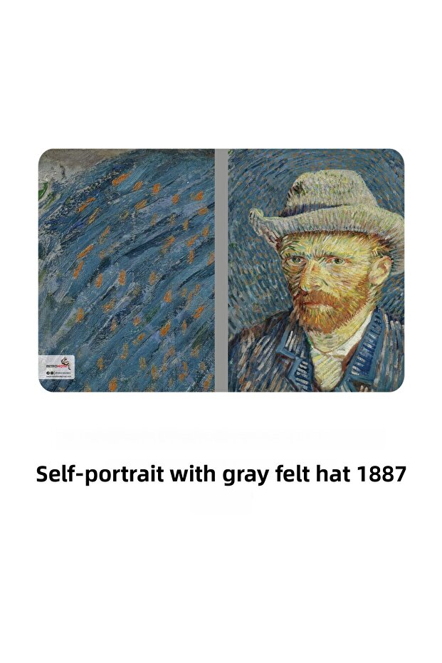 مجموعة فان جوخ المكونة من 4 دفاتر ملاحظات 4 - صورة ذاتية سلسلة I - غير مبطنة - 64 صفحة - 14x21 سم - 3