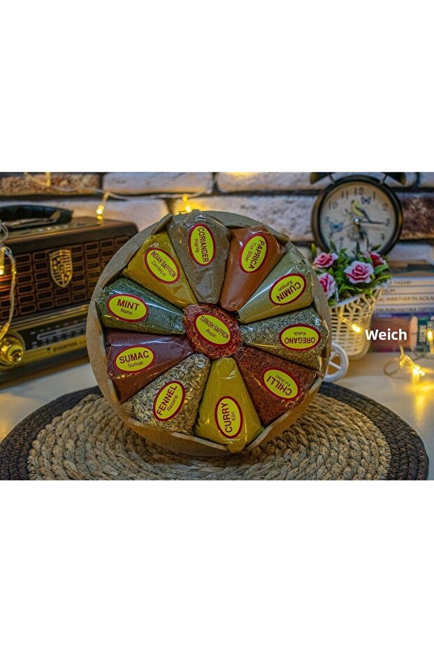 11 نوعًا من مجموعة التوابل مع سلة - 3