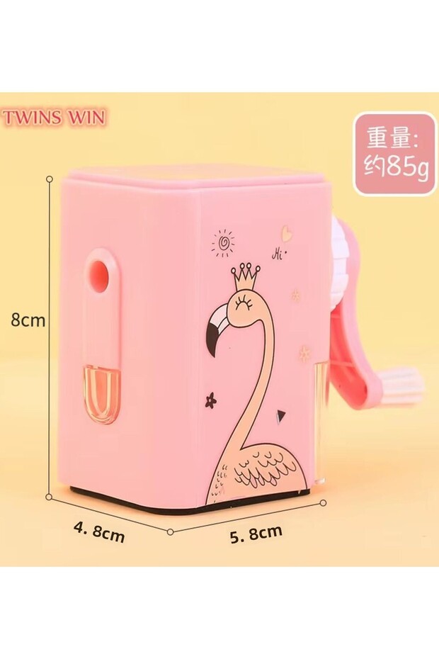 مبراة أقلام الرصاص المثالية لسطح المكتب مع درج القمامة - صورة ملونة، LH0070 - 7