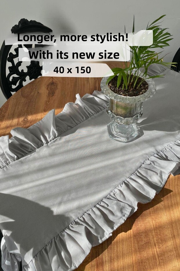 عداء رمادي مزركش 40 × 150 أطول وأكثر أناقة!