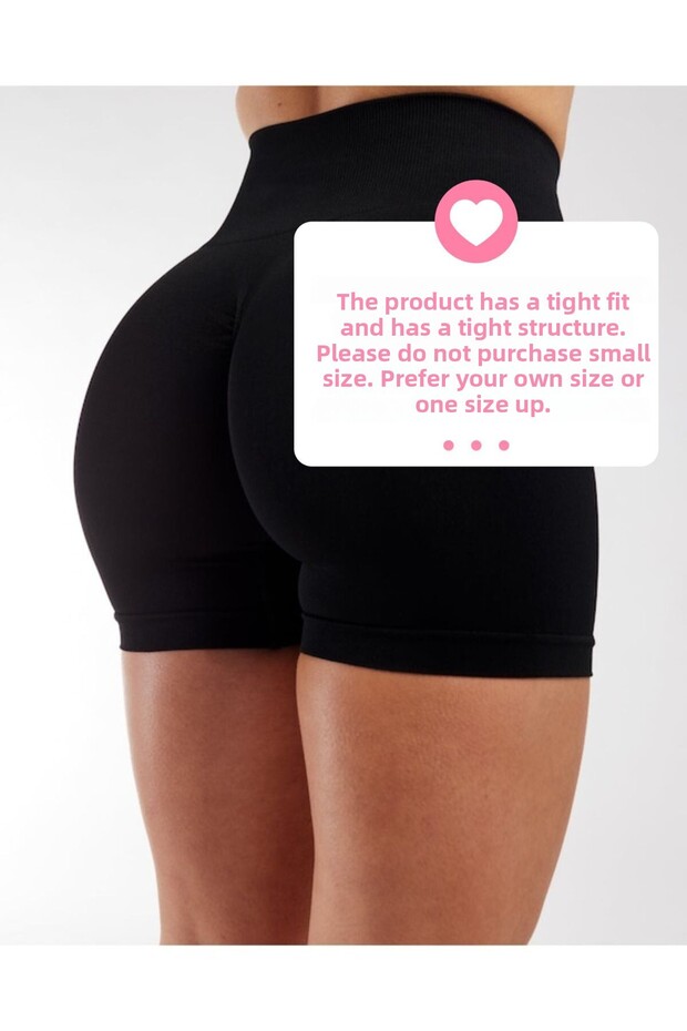 شورت أسود قصير برباط - 3