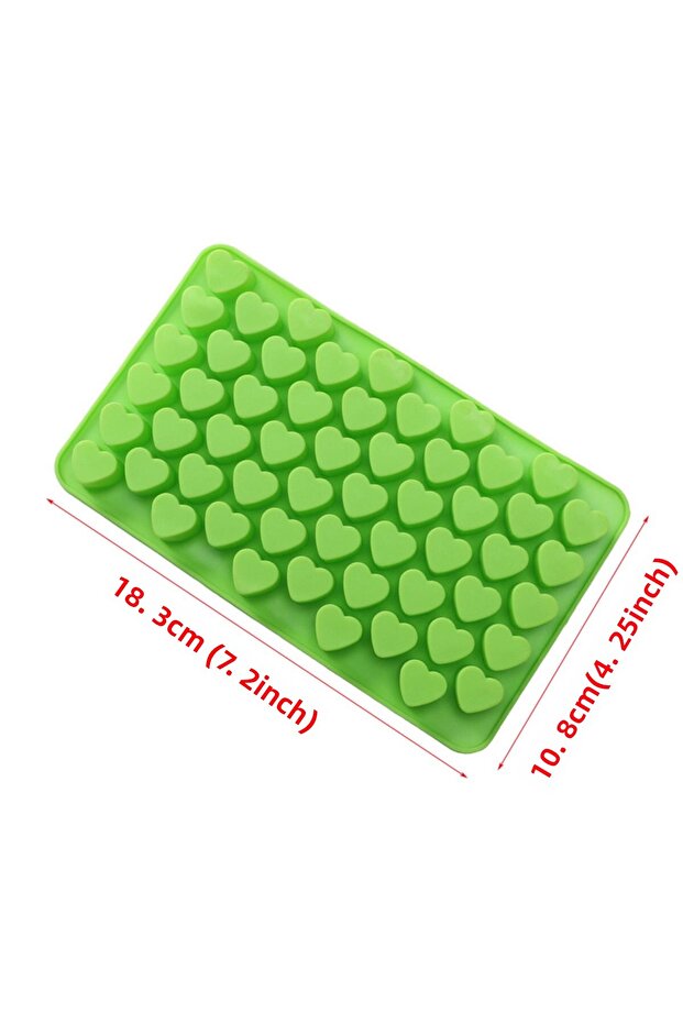 55 Grids Silicone Chocolate Mold Food Grade Small Love Heart Shape Cake Baking Mould Non-stick Ca...