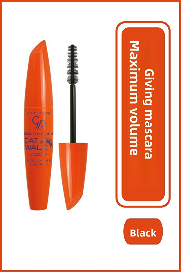 Volumizing Black Mascara - Instant Full Volume Cat Walk Mascara8691190068677