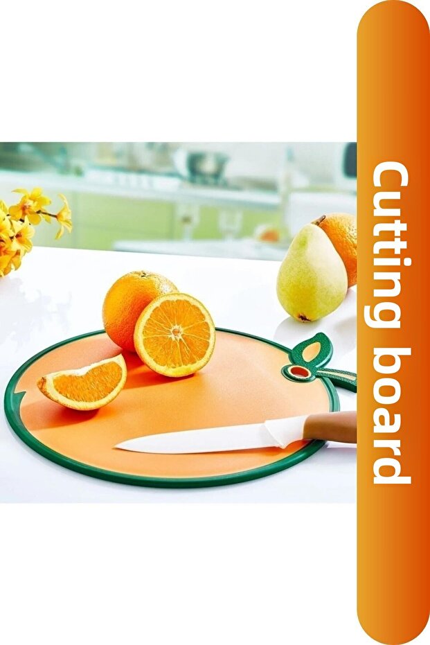 Güvenplast Non-Slip Orange Cutting Board Fma05262 Dc-720