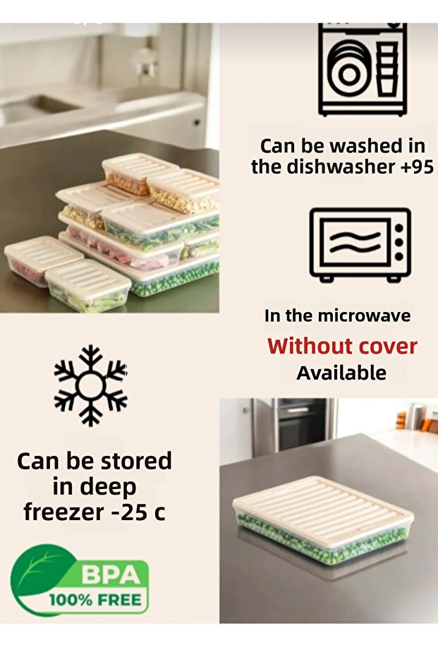 Refrigerator Organizer Set Fridge Organizer Storage Container Diffuse Compatible Storage Container - 3