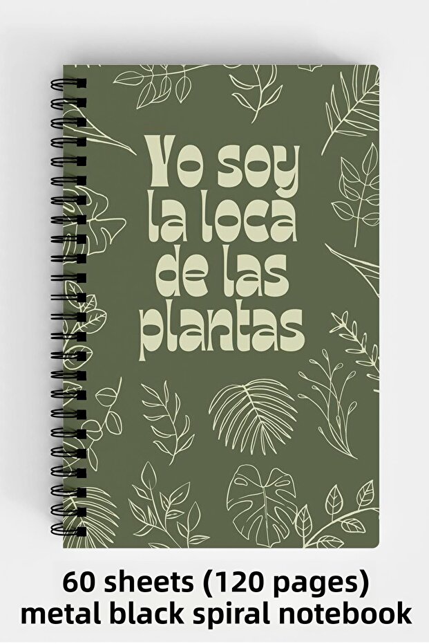Retro Aesthetic Design A5 Spiral Hard Cover Notebook 120 Sheets