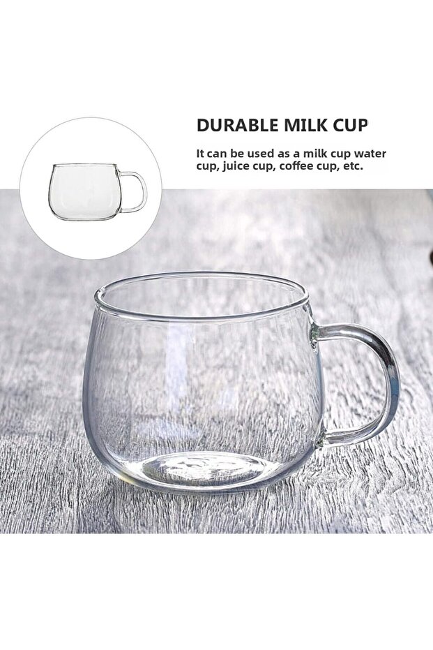 260 ml Black Borosilicate Glass Cup - Heat Resistant