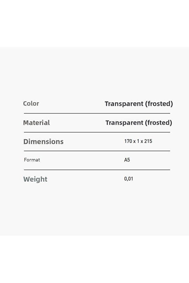 A5 Transparent Bag File, 50'S, 6 Holes, Durable and Convenient - 8