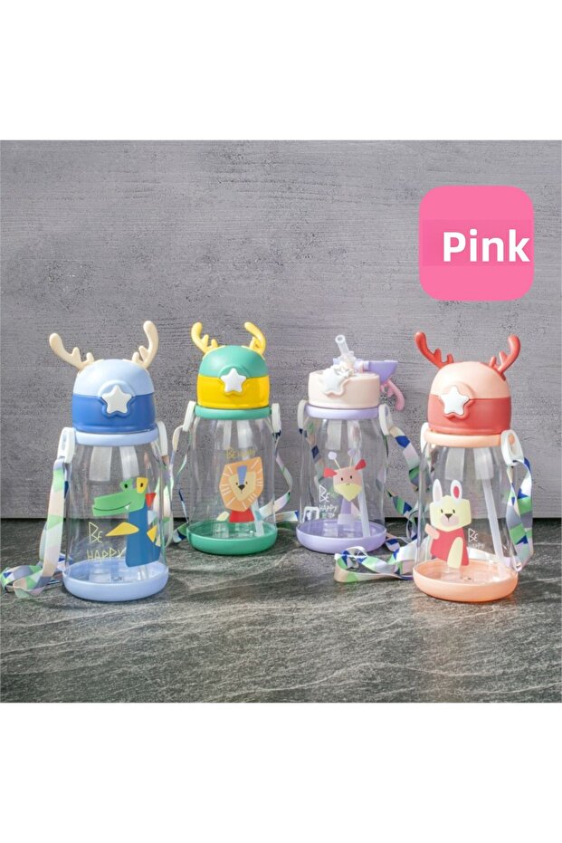 600 ML POLYCARBON DEER FLASKET WITH PIPET AUTOMATIC LID 20 CM LENGTH