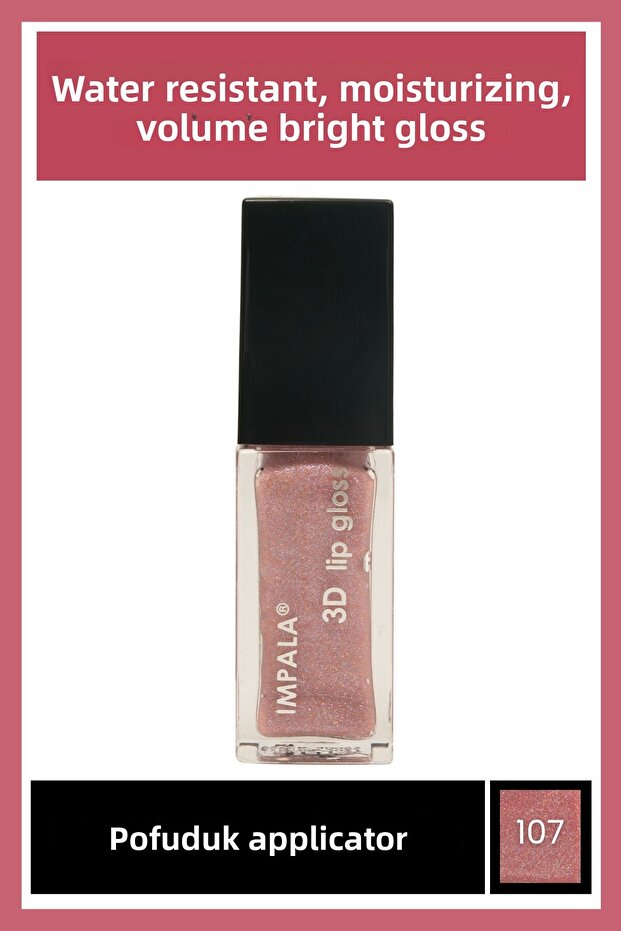 3D Lip Gloss Lip Gloss No:107