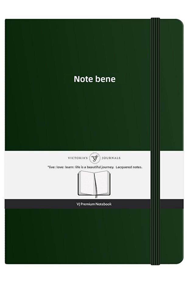 Nota Bene Premium Hard Cover Notebook, 14.8x21, Striped