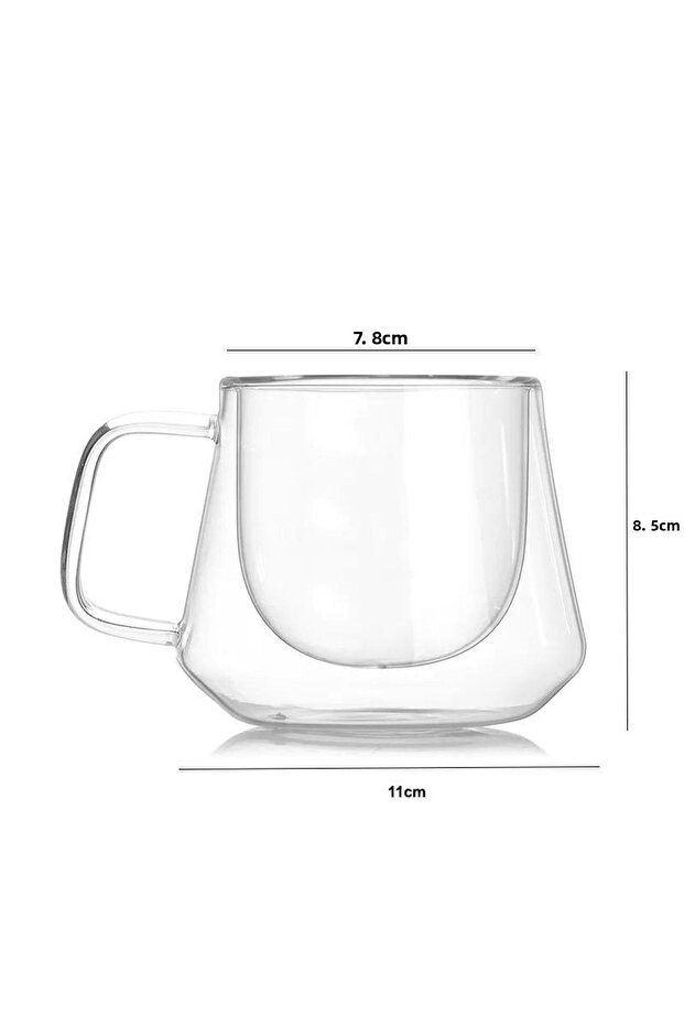 كوب سعة 200 مل - جلد مزدوج - 3