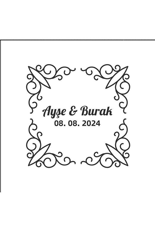 Winter Fruity Bird Oval Sticker Henna Engagement Wedding 3X3Cm Custom Sticker / 50Pcs Sticker